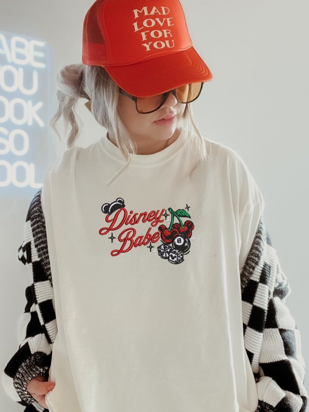Embroidered Disney Babe T-Shirt